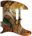 Telecaster Pickguard Pick Guard Graphic Custom fit Fender 8 hole Tele Church Col