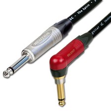 Neutrik Silent (muting) Angled Mono Jack to Jack lead. Sommer Spirit SC Cable.