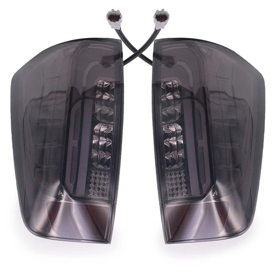 Lente de humo D4 luces traseras LED moldura para Nissan Navara NP300 D23 2015-2019 Foto 3 de 4