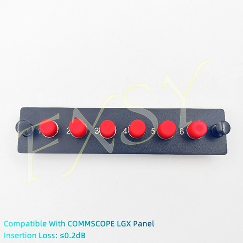 LGX Fiber Optic Adapter Panel 6 FC UPC APC Simplex OS2 Compatible COMMSCOPE LGX - Afbeelding 7 van 10
