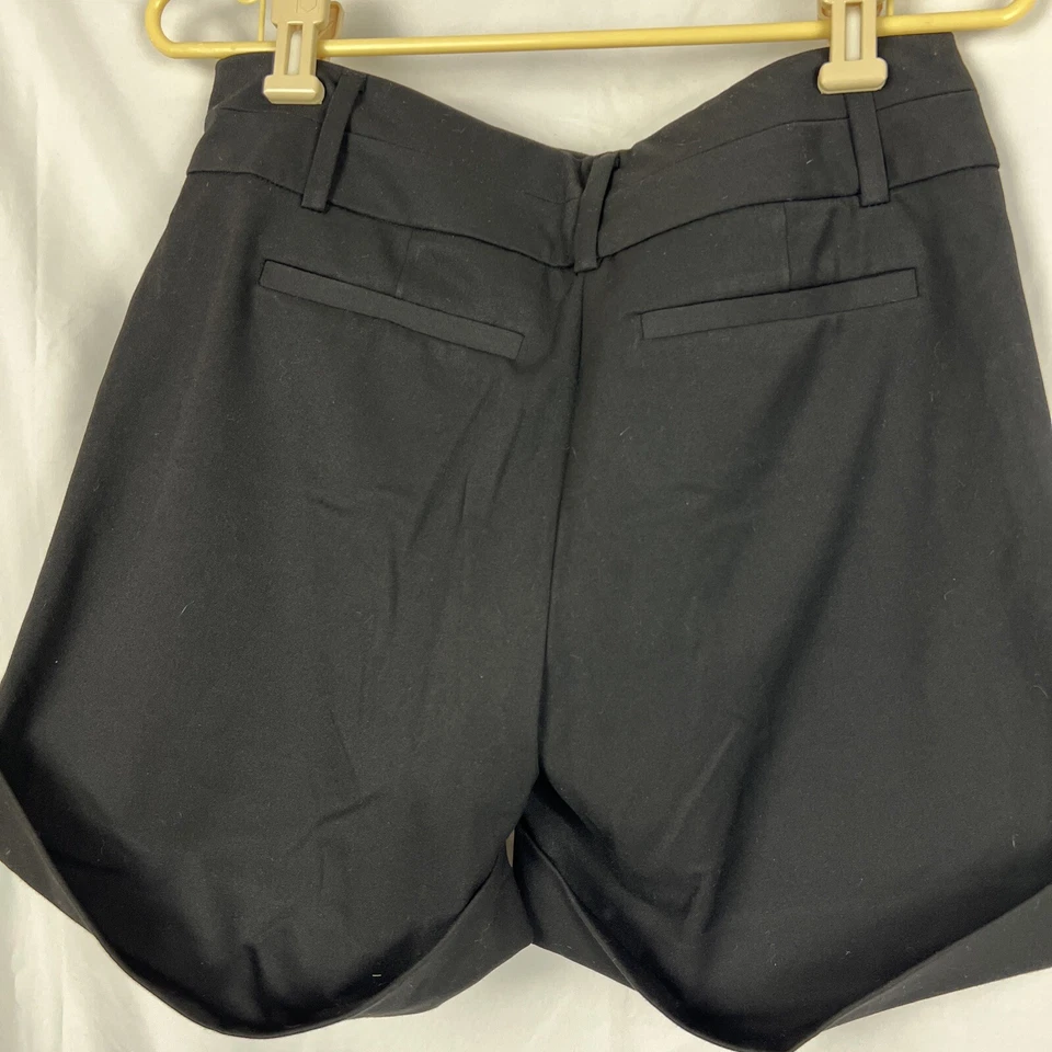Shorts femininos 7th Avenue coleção de ternos preto algemado tamanho 4 bolsos - Imagem 4 de 4