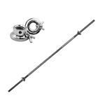 <!--F#f_0-->198cm Weight Bar - Barbell Bar With 2 Collars - Standard 25mm Diameter Home Gym<!--F/-->