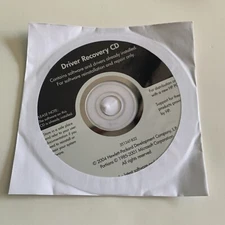 Microsoft Windows 2004 Hewlett Packard Driver Recovery CD