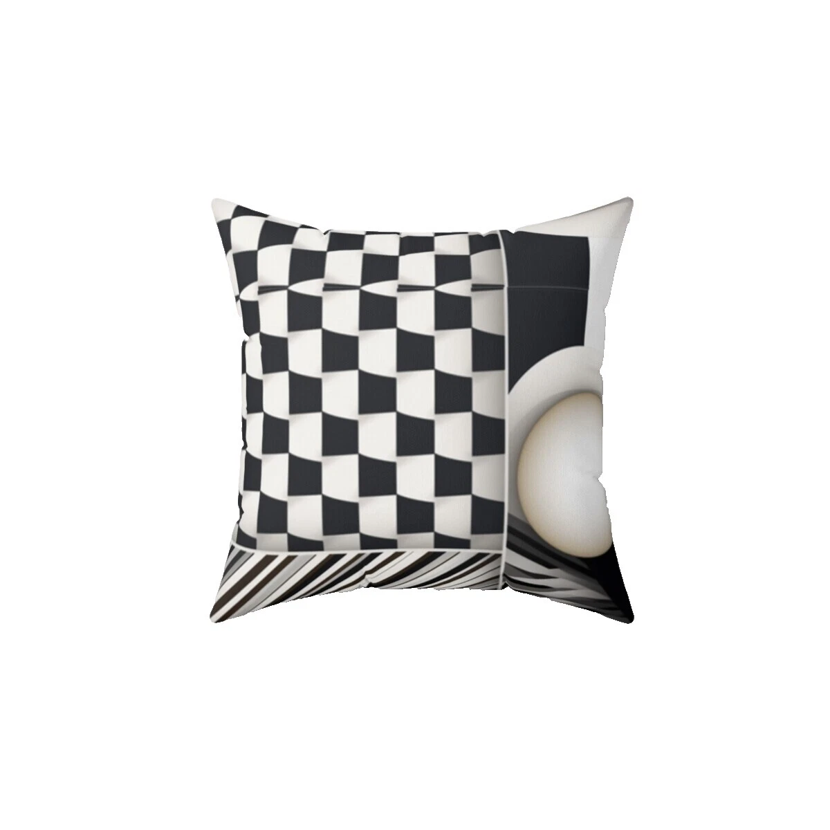 Almohadas de Decoración para el Hogar Habitación Negro