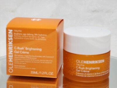 OLEHENRIKSEN C-RUSH BRIGHTENING GEL CREAM Full Size 1.2oz/35ml NEW Retail $52