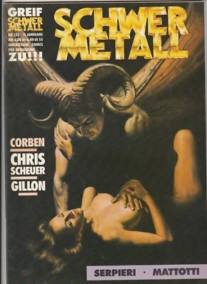 ✪ SCHWERMETALL 123, Alpha 1990 COMICHEFT Z1/1- *Fantasy *Erotik *Science Fiction - Bild 1 von 3