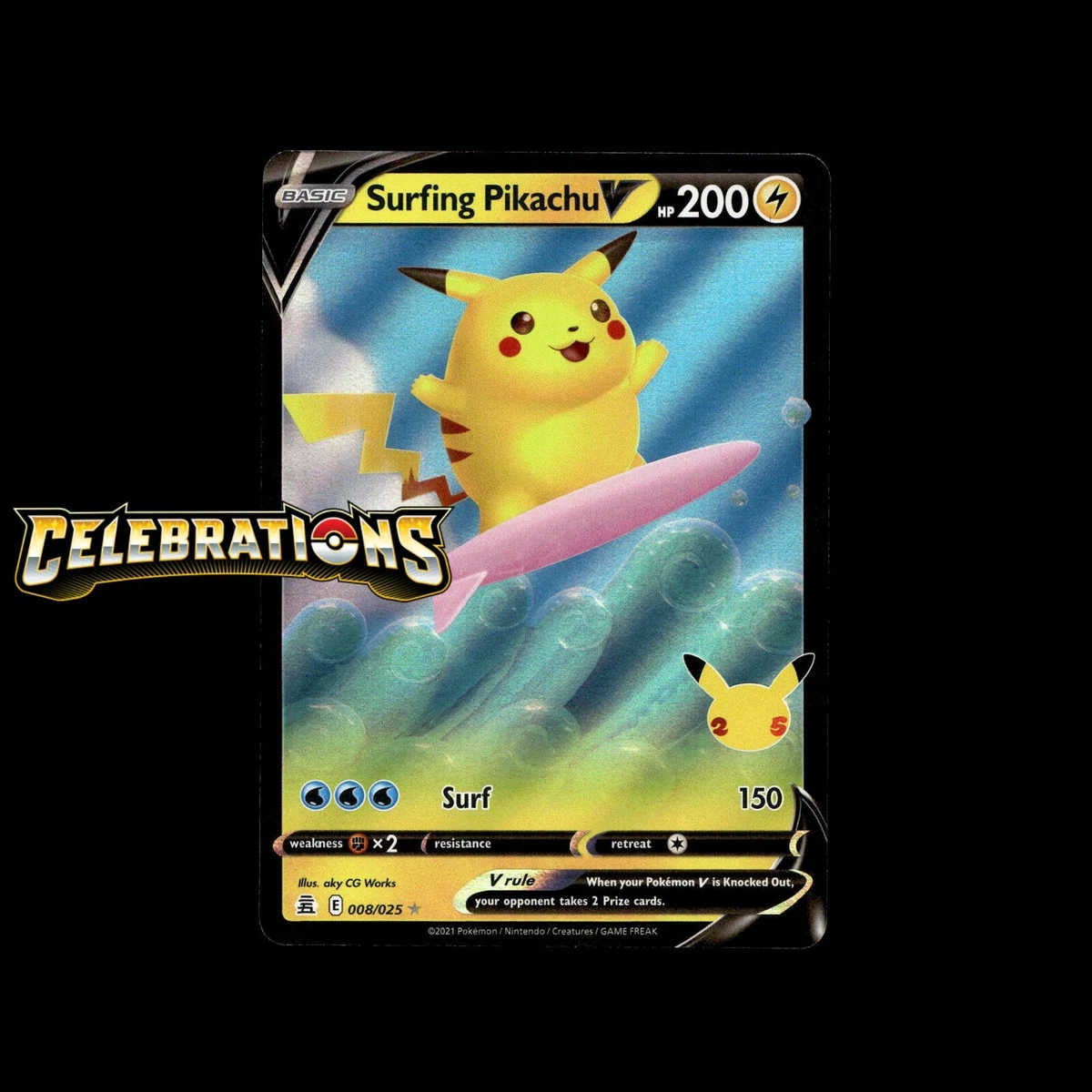 Surfing Pikachu V Pokémon TCG Cards for sale | eBay