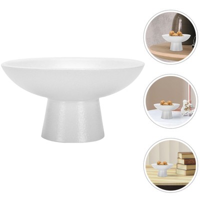 Pedestal Bowl Fruit Tray Ceramic Stand Aesthetic Footed Round Decorative Dish