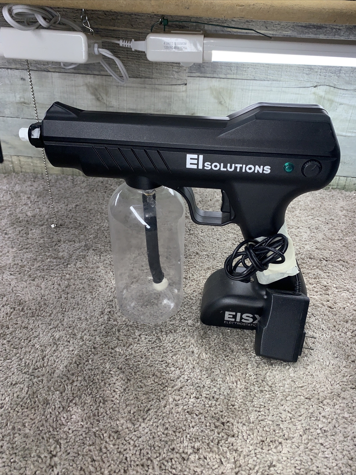 EI Solutions EISXmini Rechargeable Handheld Electrostatic Spray Gun