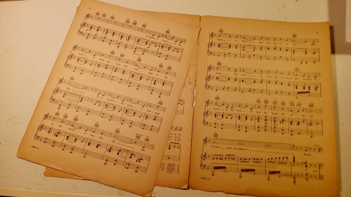 The Army Air Corps - 1939 sheet music - official song US Army Air Corps - Picture 5 of 6