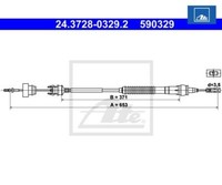 Seilzug, KupplungsbetäTigung Ate 24.3728-0329.2 FüR Peugeot