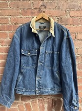 Vintage RRL Men s Trucker Jacket, Sz Large, USA Made First Runs