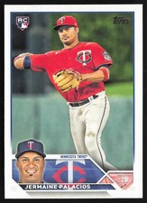 2023 Topps Jermaine Palacios #56 Rookie RC Minnesota Twins
