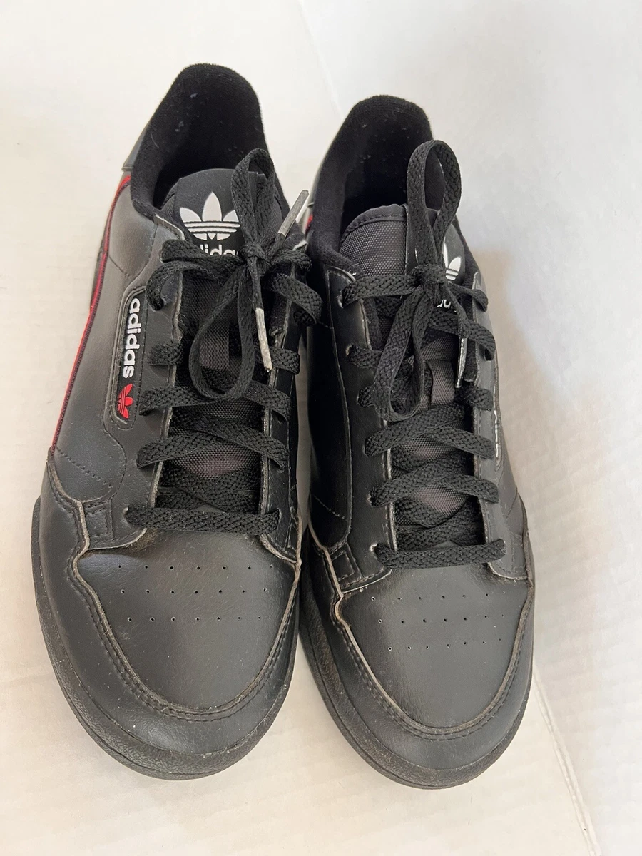 Adidas continental hotsell 80 black junior