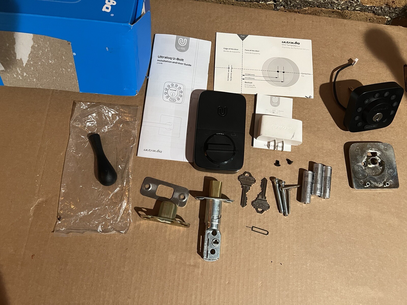 Ultraloq UBolt Bluetooth Enabled Keypad Smart Deadbolt UBOLTSNUB01
