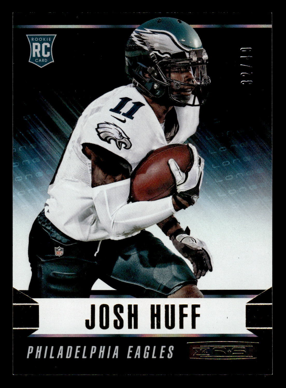 2014 Panini Rookies & Stars Josh Huff RC Gold Foil /49 #155