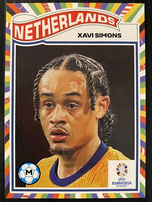 2024 Topps Living Road To UEFA EURO 2024 #32 Xavi Simons Netherlands