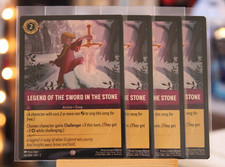 Disney Lorcana Play Set - Legend Of The Sword In The Stone - 64/204 NON-Foil x4