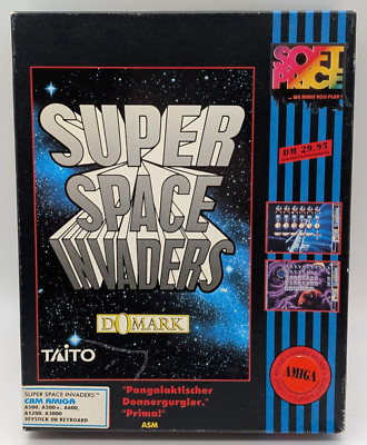 Super Space Invaders - AMIGA -  Big Box CIB/OVP  getestet  (Domark 1991 )   