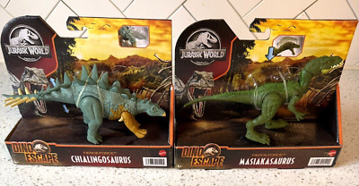 JURASSIC WORLD Fierce Force Masiakasaurus & Chialingosaurus Brand NIB (2 ITEMS)