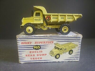 DINKY SUPERTOYS 965 EUCLID REAR DUMP TRUCK IN BOX GOOD CONDITION | eBay