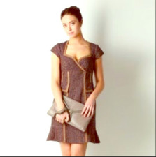 NWT Anthropologie Nanette Lepore Tweed Dress Sz 4