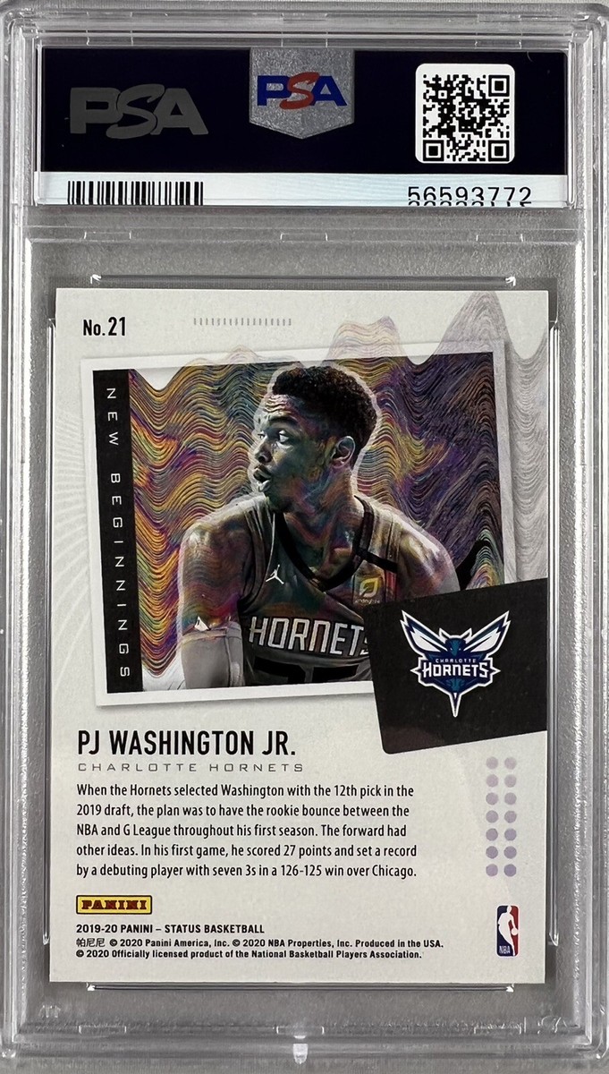 PANINI NBAカード CONTENDERS PJ WASHINGTON JR. HORNETS 19/25 #12 送料無料 中古 IT2 2019-20 Panini Status - Tmall New Beginnings PJ Washington
