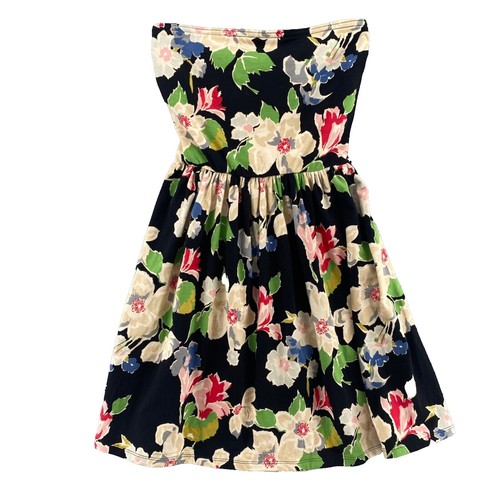 Ornella Paris White/Blue Floral Cotton Lined Dress Tiered Ruffle Sleeveless  | eBay