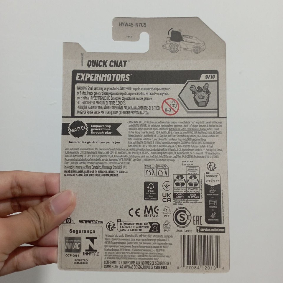 Hot Wheels 2025 Case L Quick Chat Experimotors - International Card ...
