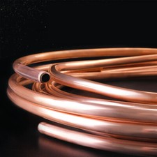 T2 Red Copper Tube Pipe Coil Soft OD 2mm~16mm Wall Thk 0.5/0.6/0.7/0.8/1/1.5mm