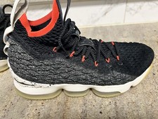 Nike LeBron 15 XV Basketball Shoes Blk/BRT Crimson AQ2363 002 Men's Size 10
