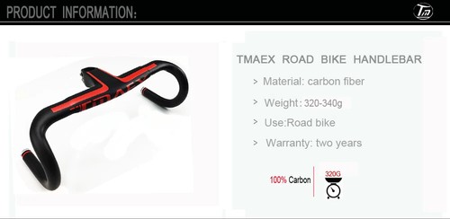 Carbon Road Bike Integrated Handlebar and Stem Bicycle Parts 28.6*400/420/440mm - Picture 6 of 17