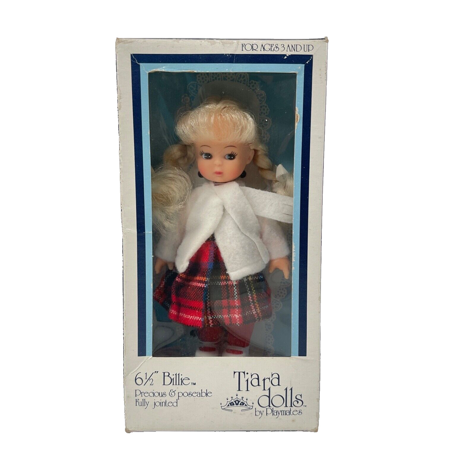 Billie 6.5 Inch Doll By Playmates Vintage 1987 Original Box 