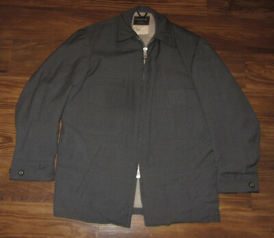 Vintage 1966 Caleb Smith Son Mens Full-Size Wool Jacket