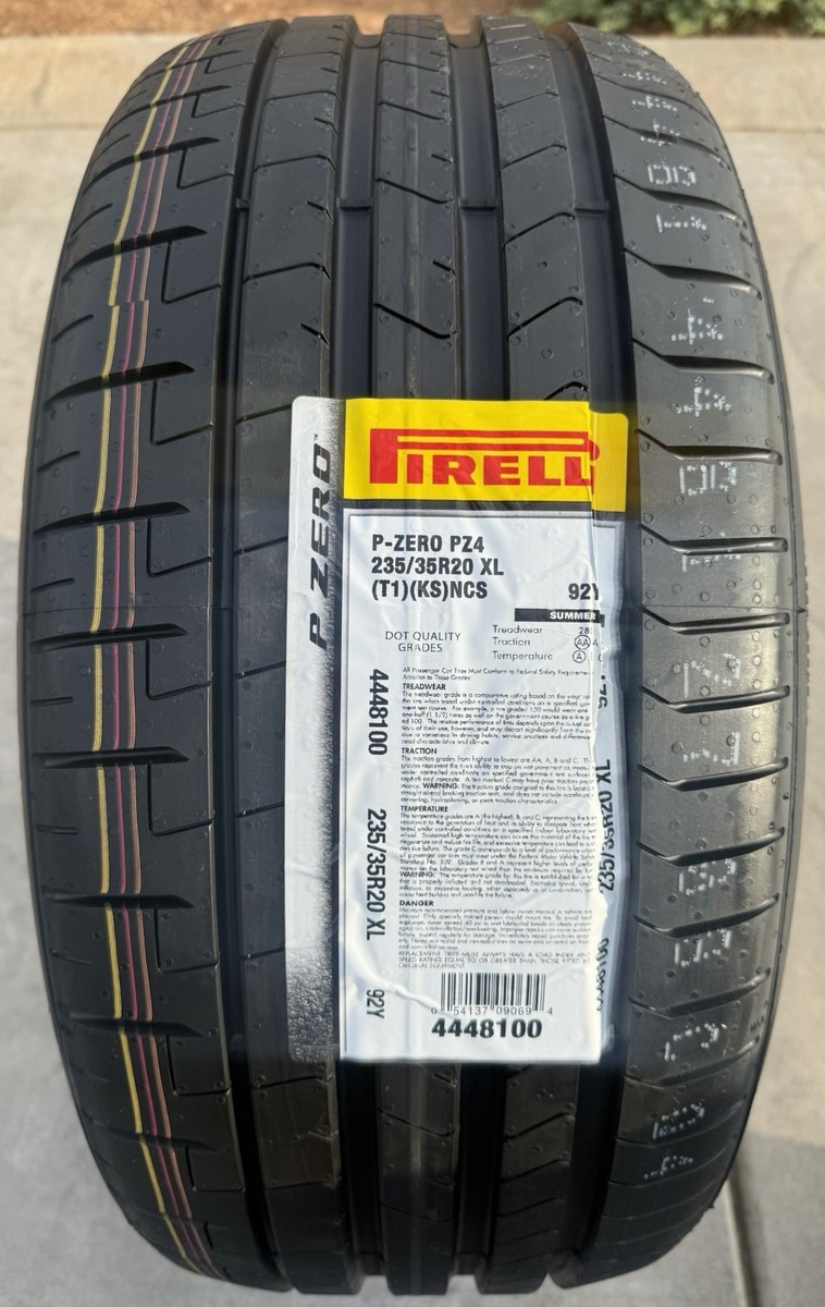 Set of TWO BRAND NEW 235/35R20 92Y Pirelli P Zero PZ4 T1 Tesla
