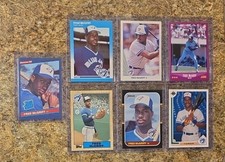 (7) Fred McGriff 1986 Donruss Rookie card RC 1987 Fleer Topps 1988 1991 Upper 