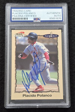 1998 PLACIDO POLANCO Signed ROOKIE Card-PHILADELPHIA PHILLIES-CARDINALS-PSA