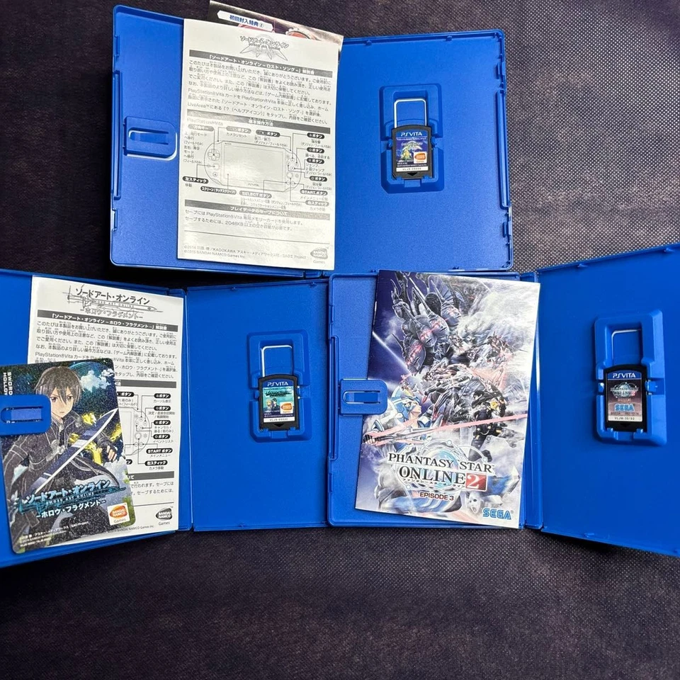 Sony PS Vita Sword Art Online Lost Song Fragment Hollow Star Phantasy Star Online Foto 3 de 4