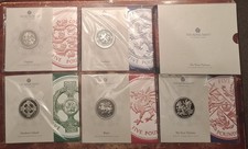 2024 Full Set of The Four Nations UK Proof £5 RM Exclusive Set with Box.
