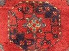 8' 10" X 2' 3" Wool Rug Hand-woven AFGAN Bokhara RED Oriental Carpet RUNNER — photo 3