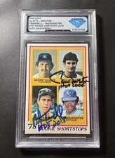 1978 Topps #707 Paul Molitor Alan Trammell💎DSG JSA Cert Dual Signed Auto RC HOF