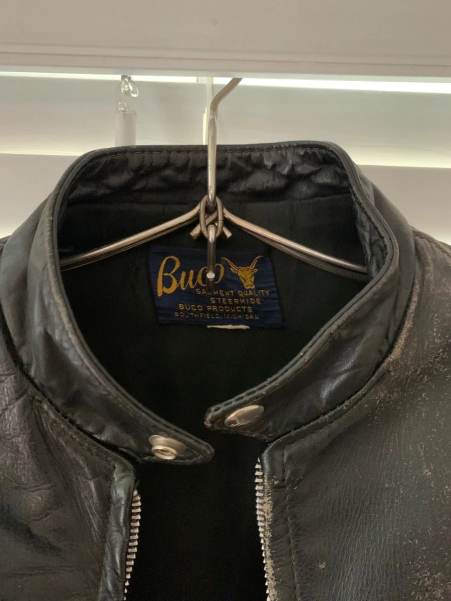 BUCO Handbag Leather Vintage Outerwear Coats & Jackets for Men for