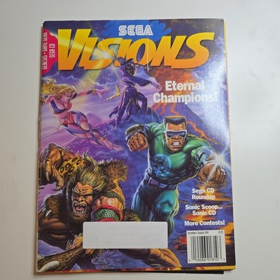 DEC/JANUARY 1994 Sega Visions video game Magazine ETERNAL CHAMPIONS