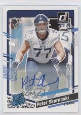 2023 Panini Donruss Rated Rookie Auto Peter Skoronski #395 Auto 17ii