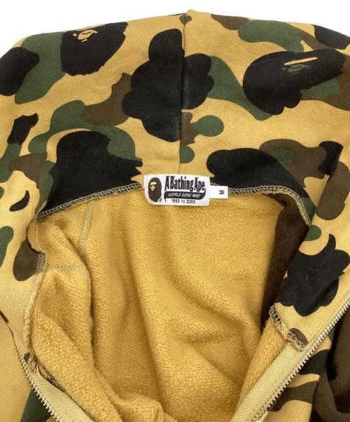A BATHING APE (BAPE) Felpa con cappuccio e zip intera modello mimetico