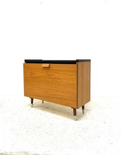 Vintage Retro Mid Century 1960 Danish Teak Modernist Cocktail Cabinet Lamp Table