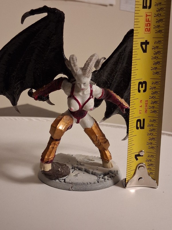 Ultraforge Pleasure Demon resin assembled and painted Slaanesh Demon