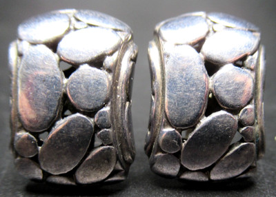 JOHN HARDY Ohrringe Sterlingsilber Kiesel Kali