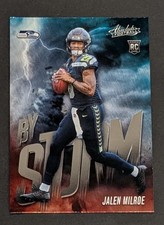 Jalen Milroe By Storm #6 (RC)--2025 Panini Absolute--Seattle Seahawks NFL