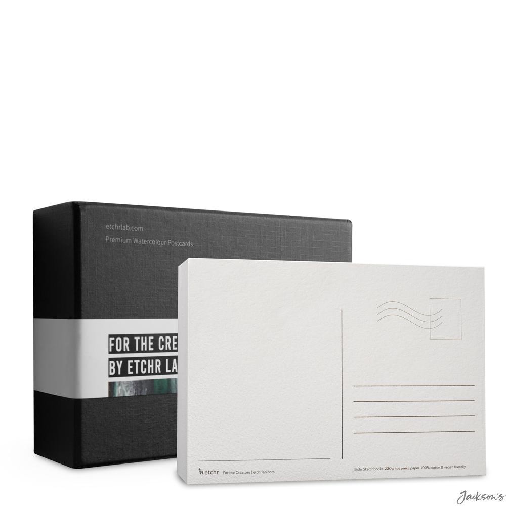 Etchr Watercolour Postcards 100% Cotton Paper 14.8x10.5cm Pack 100 Hot Pressed